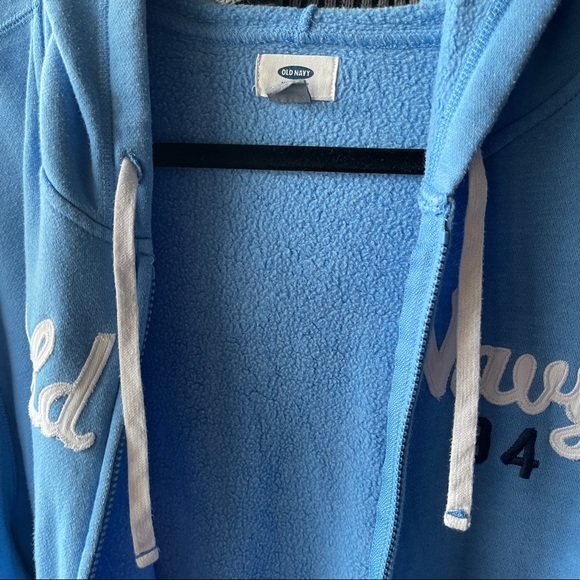 Old Navy Blue Drawstring Hoodie - Picture 3 of 6